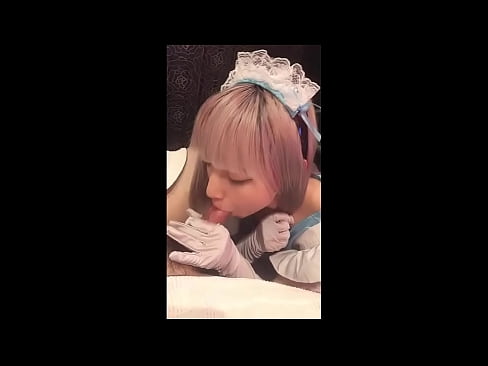 ❤️ Japonský idol [mayuka], kostým francúzskej slúžky, časť 1, fajčenie a honenie s pleťovým mliekom ❌ Porno na nás ❤
